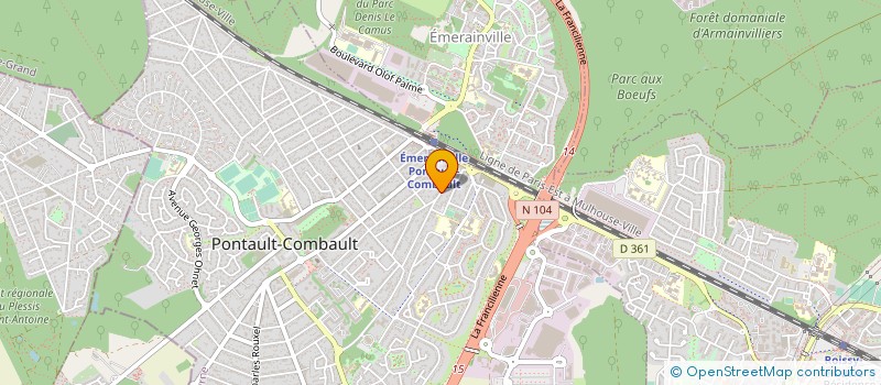 localisation de l'entreprise MOEUNG à PONTAULT-COMBAULT
