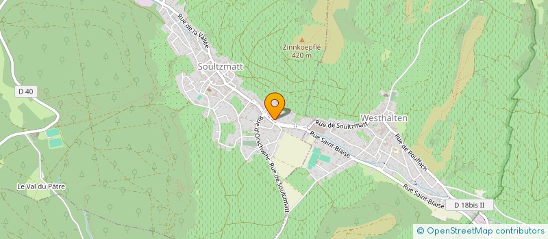 localisation de l'entreprise MOEVA  SOULTZMATT