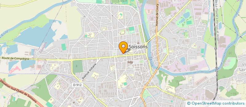 localisation de l'entreprise MOEXI à SOISSONS