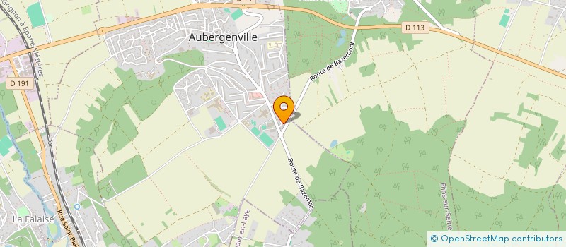 localisation de l'entreprise MOF  AUBERGENVILLE