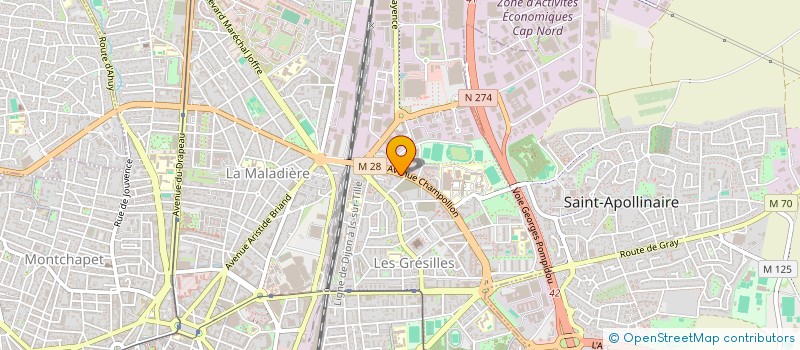 localisation de l'entreprise MOF  DIJON