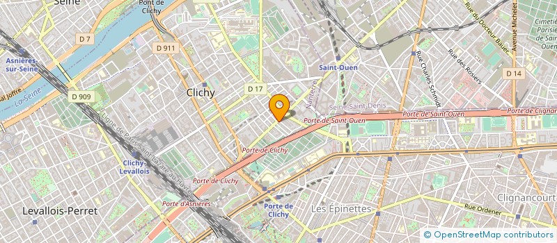 localisation de l'entreprise MOFE à CLICHY