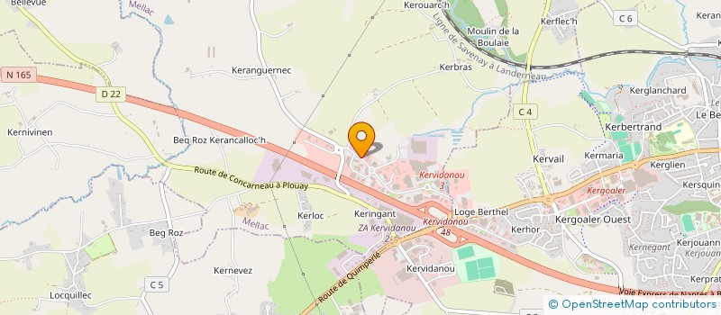 localisation de l'entreprise MOFIT à MELLAC