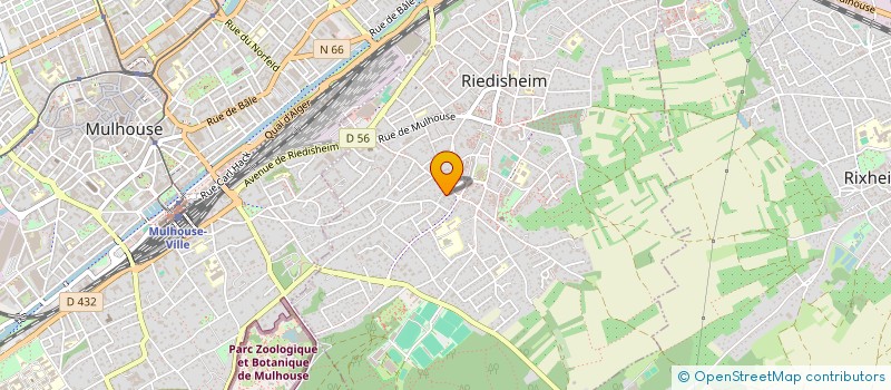 localisation de l'entreprise MOFRA  RIEDISHEIM