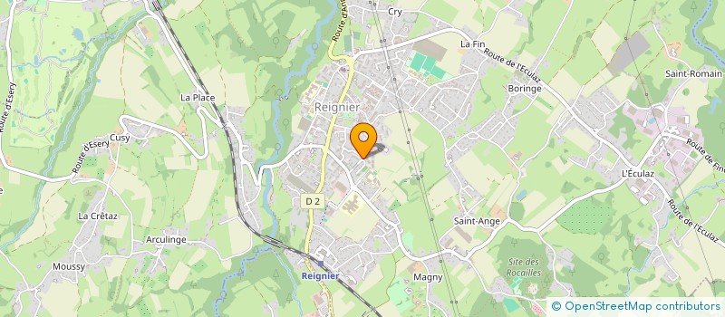 localisation de l'entreprise MOGA à REIGNIER-ESERY