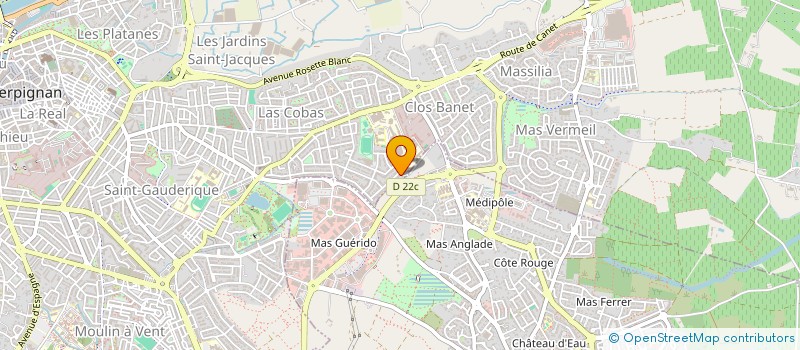 localisation de l'entreprise MOGADOR  PERPIGNAN