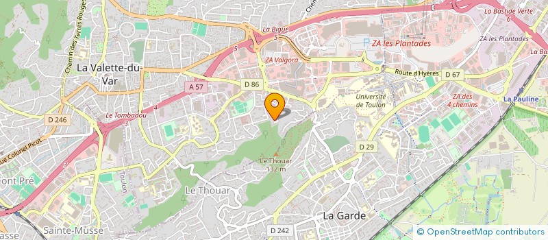 localisation de l'entreprise MOGADOR à LA VALETTE-DU-VAR