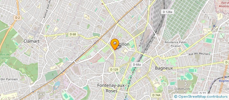 localisation de l'entreprise MOGADOR  CHATILLON