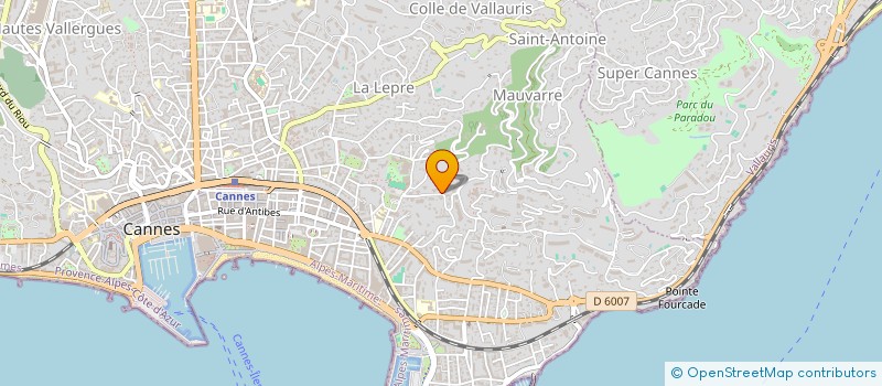 localisation de l'entreprise MOGADOR à CANNES