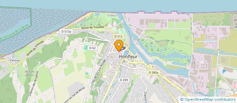 localisation de l'entreprise MOGADOR à HONFLEUR