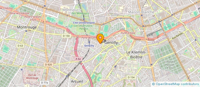 localisation de l'entreprise MOGADOR à GENTILLY