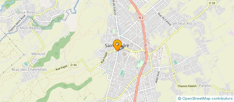 localisation de l'entreprise MOGALIA BRICOLAGE  SAINT-ANDRE