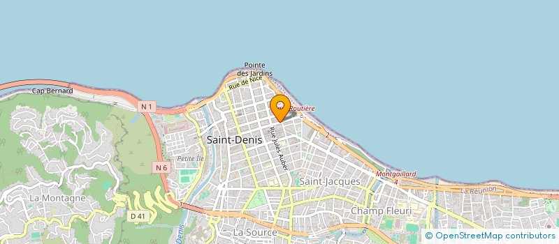 localisation de l'entreprise MOGALIA INVEST à SAINT-DENIS