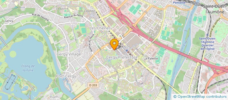 localisation de l'entreprise MOGALO  CERGY