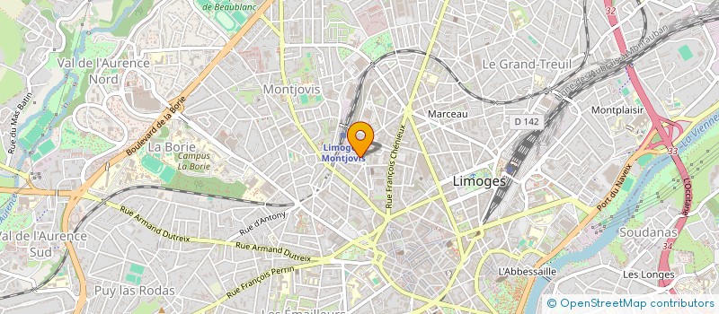localisation de l'entreprise MOGANSHAN à LIMOGES