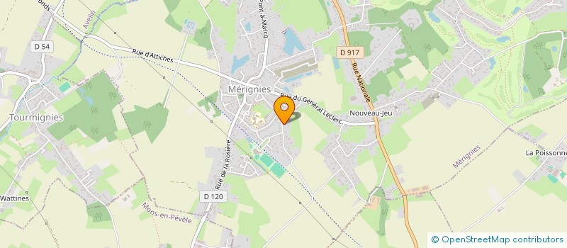 localisation de l'entreprise MOGAPE à MERIGNIES