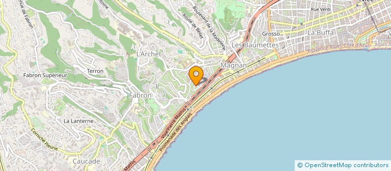 localisation de l'entreprise MOGAR  NICE