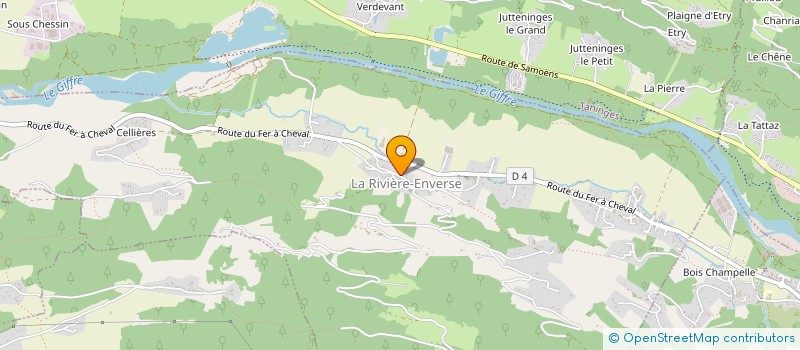 localisation de l'entreprise MOGENIER J-C PROMOTION  LA RIVIERE-ENVERSE