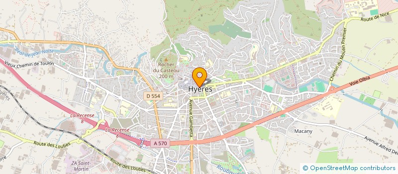 localisation de l'entreprise MOGEPI AZUR à HYERES