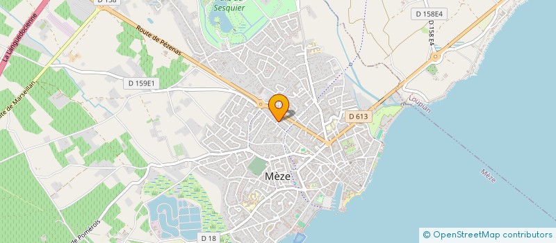localisation de l'entreprise MOGET SARL à MEZE