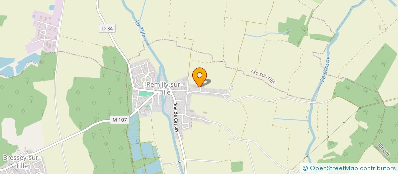 localisation de l'entreprise MOGG  REMILLY-SUR-TILLE