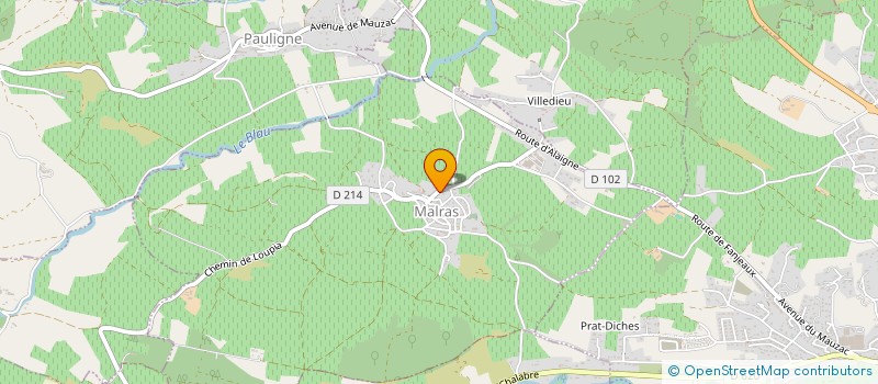 localisation de l'entreprise MOGIRO  MALRAS