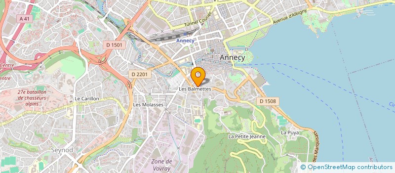localisation de l'entreprise MOGITO à ANNECY