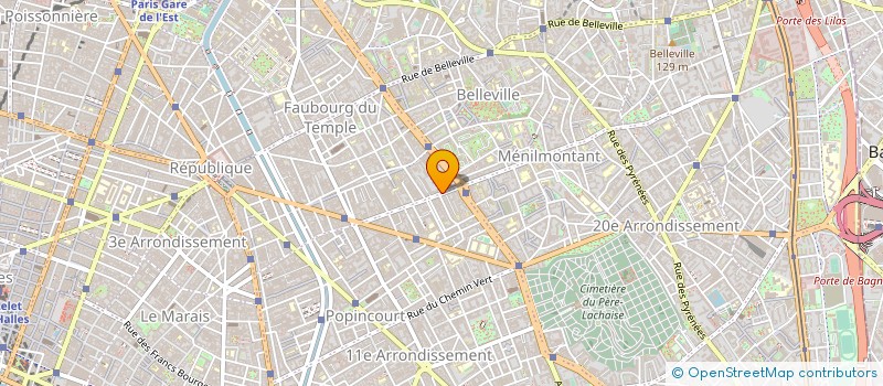 localisation de l'entreprise MOGRAIN à PARIS