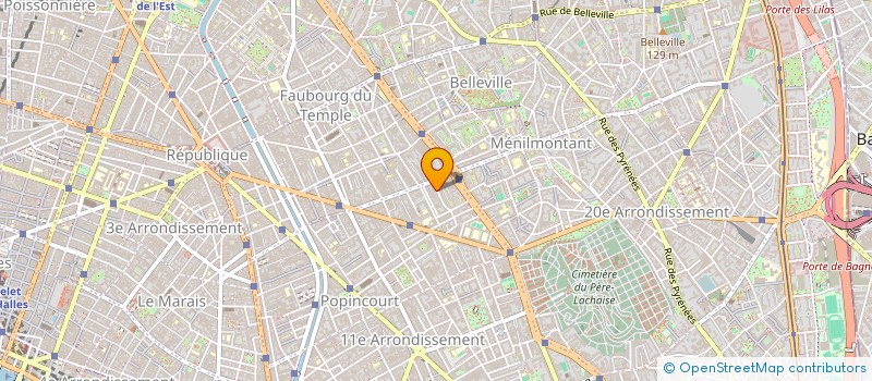 localisation de l'entreprise MOH SARL  PARIS 11