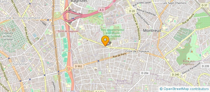 localisation de l'entreprise MOH SARL à MONTREUIL