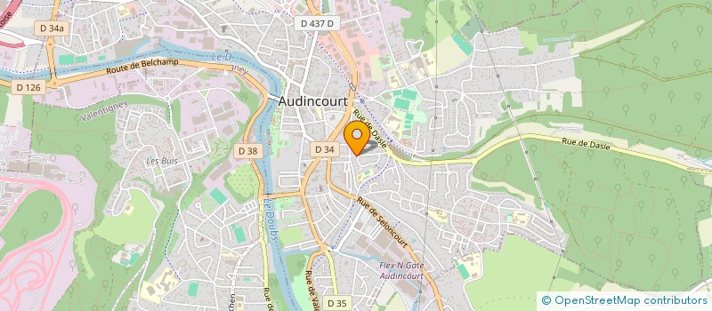 localisation de l'entreprise MOHA  AUDINCOURT