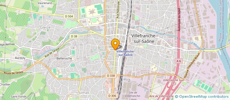 localisation de l'entreprise MOHA COIFFURE à VILLEFRANCHE-SUR-SAONE
