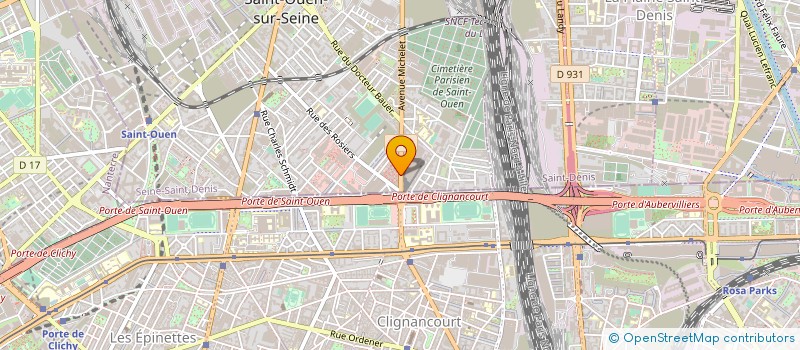 localisation de l'entreprise MOHA SPORT à SAINT-OUEN-SUR-SEINE