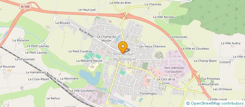 localisation de l'entreprise MOHAMMAD à MONTAUBAN-DE-BRETAGNE