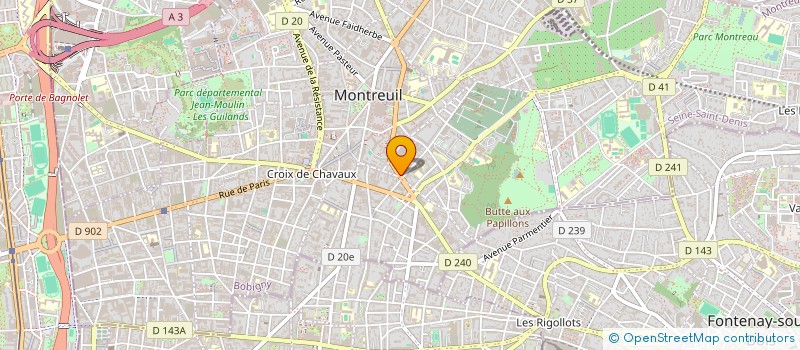 localisation de l'entreprise MOHAN ENTREPRISE à MONTREUIL