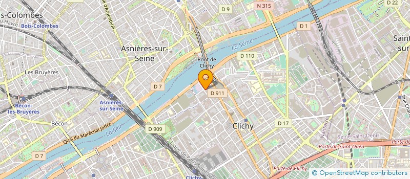 localisation de l'entreprise MOHAND MAOUCHE ET MOHAND RAHMOUNE  CLICHY