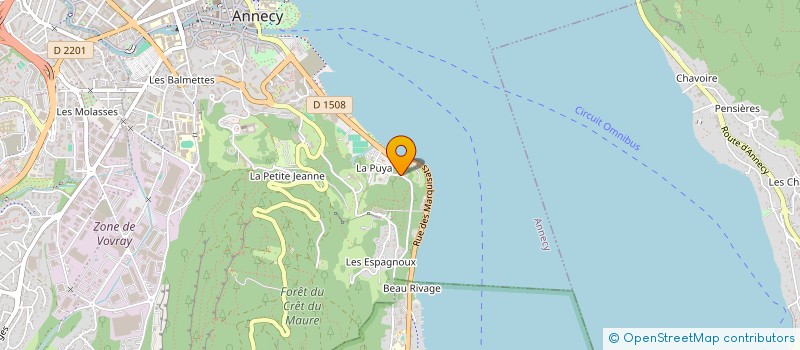 localisation de l'entreprise MOHEL à ANNECY