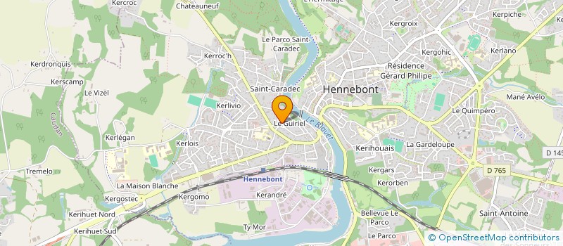 localisation de l'entreprise MOHER  HENNEBONT