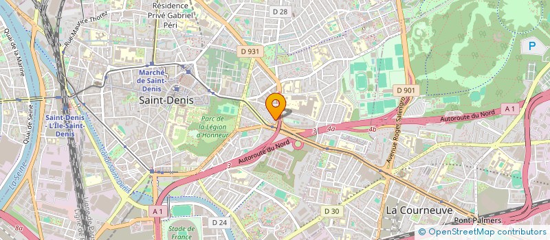 localisation de l'entreprise MOHEVA à SAINT-DENIS