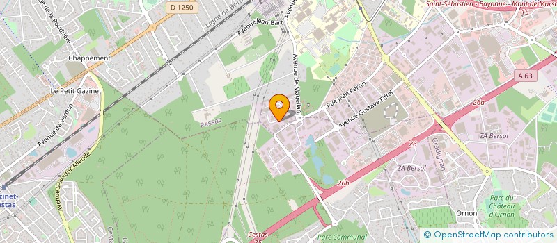 localisation de l'entreprise MOHICAN à PESSAC