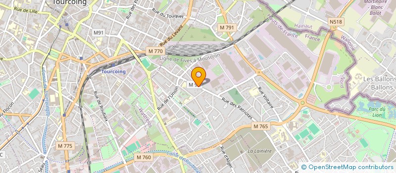 localisation de l'entreprise MOHLOC  WATTRELOS