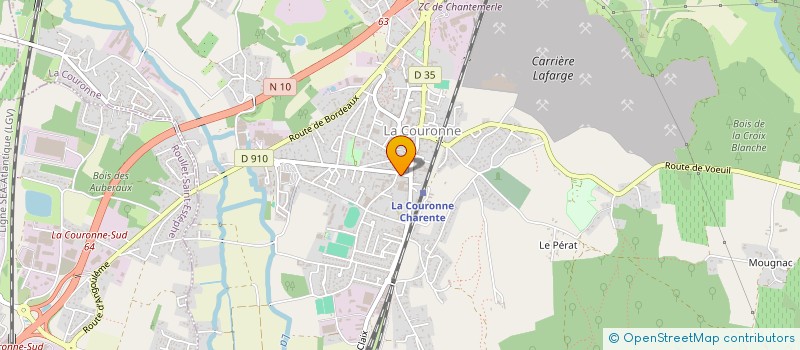 localisation de l'entreprise MOHOLT à LA COURONNE