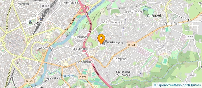 localisation de l'entreprise MOHREN à PANAZOL