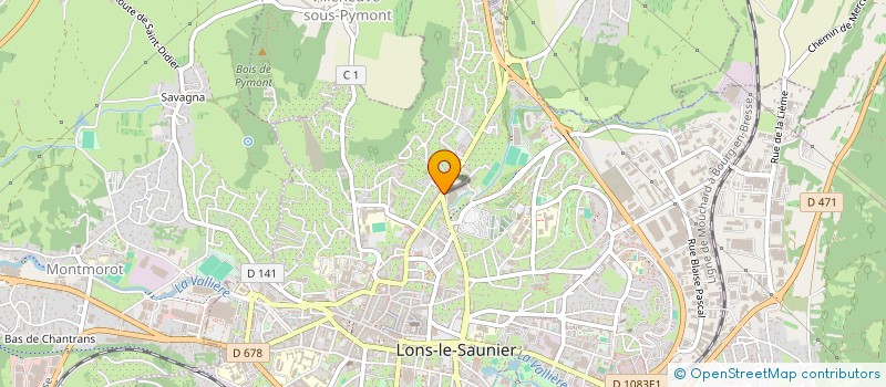 localisation de l'entreprise MOHRI à LONS-LE-SAUNIER
