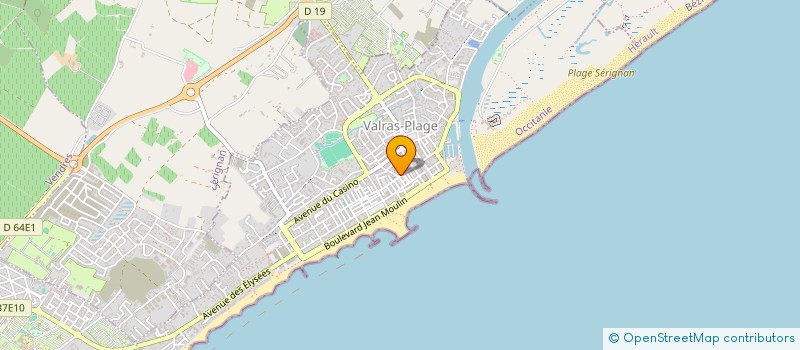 localisation de l'entreprise MOI AUSSI JE COMPTE!  VALRAS-PLAGE