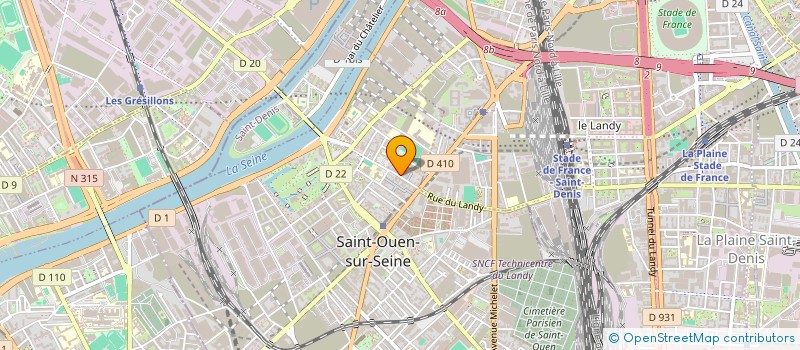 localisation de l'entreprise MOI AUSSI YOGA à SAINT-OUEN-SUR-SEINE