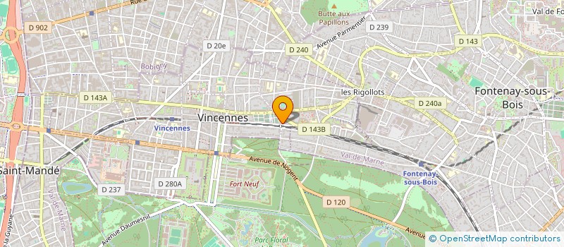 localisation de l'entreprise MOI DANS 10 ANS à VINCENNES