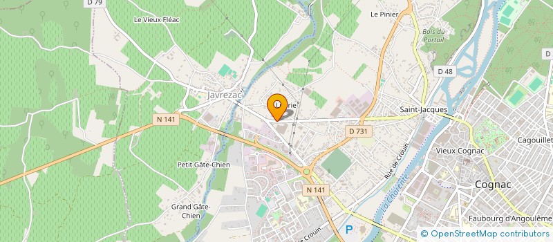 localisation de l'entreprise MOI IMMO à COGNAC