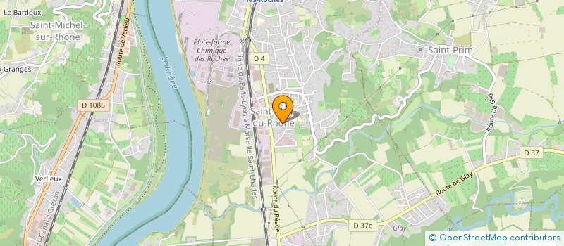 localisation de l'entreprise MOI PAPA MAMAN ET LES MIENS  LES ROCHES-DE-CONDRIEU