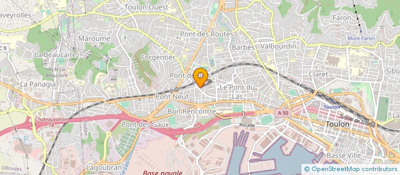 localisation de l'entreprise MOI TOI NOUS TOUS ENSEMBLE à TOULON